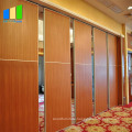 Hot sale movable dividing folding door sliding dividers melamine wooden partition price for conference center